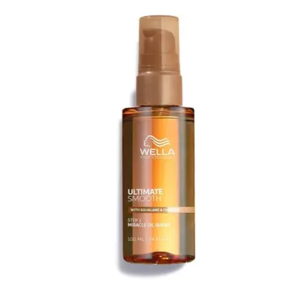 Wella professional ultimate smooth miracle hair rescue - olio nutriente con effetto morbido