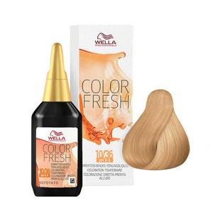 Wella professional color fresh 10/36 - biondo platino dorato violetto
