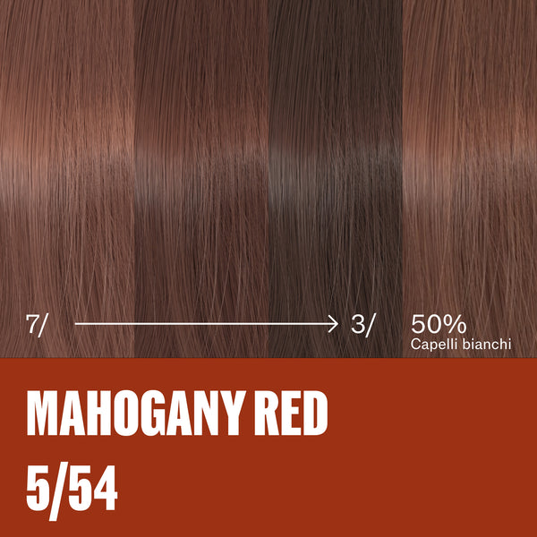 Wella professional supernatural color mahogany red 5/54
