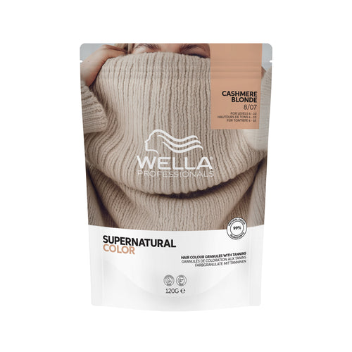 Wella professional supernatural color cashemere blonde 8/07