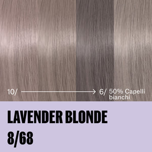 Wella professional supernatural color lavander blonde 8/68