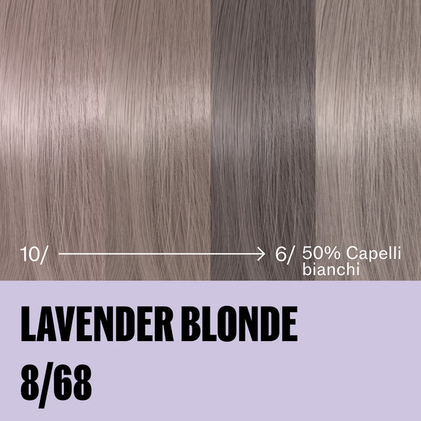 Wella professional supernatural color lavander blonde 8/68