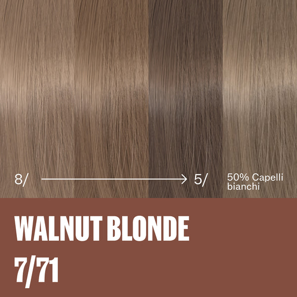 Wella professional supernatural color walnut blonde 7/71