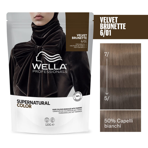 Wella professional supernatural color velvet brunette 6/01