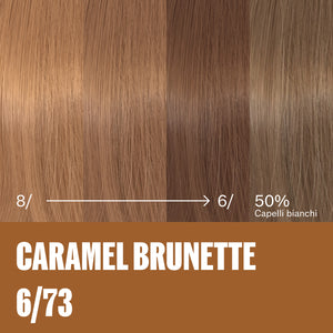 Wella professional supernatural color caramel brunette 6/73