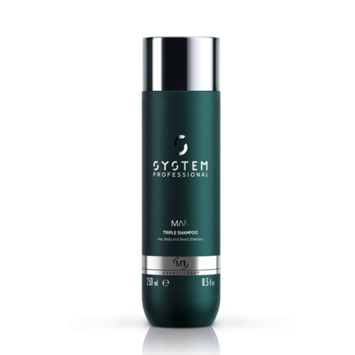 Wella system professional man triple shampoo