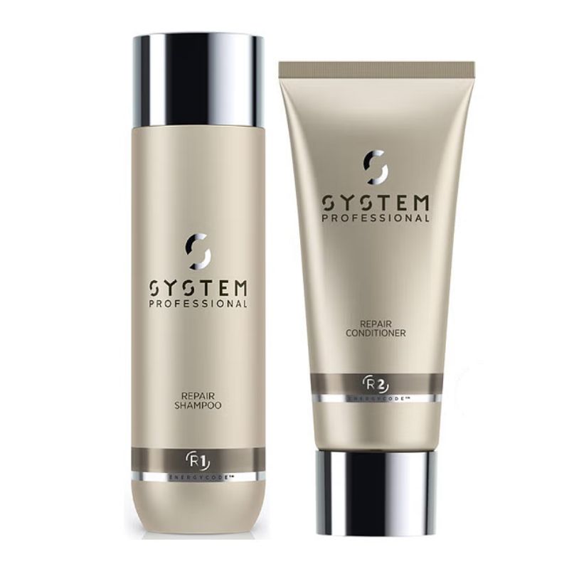 Wella system professional repair kit - shampoo repair 250 ml e conditioner repair 200 ml