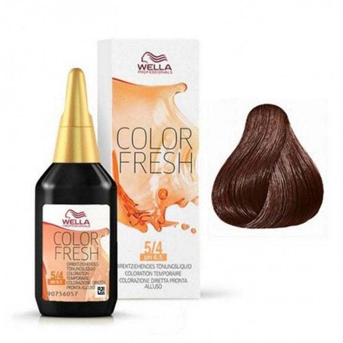 Wella color fresh 5/4 - castano chiaro ramato 75 ml / 2.55 fl.oz