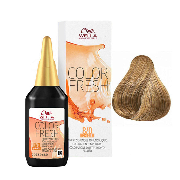 Wella color fresh 8/0 - biondo chiaro 75 ml / 2.55 fl.oz