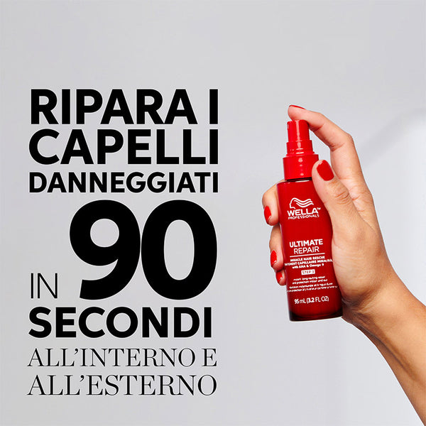 Wella professional ultimate repair miracle hair rescue - trattamento per riparare i capelli sfibrati in 90 secondi