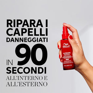 Wella professional ultimate repair shampoo 250 ml - conditioner 200 ml - hair rescue 30 ml e leave in 140 ml
