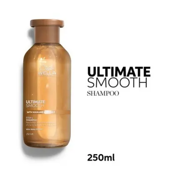 Wella professional ultimate smooth shampoo - shampoo per capelli secchi e crespi