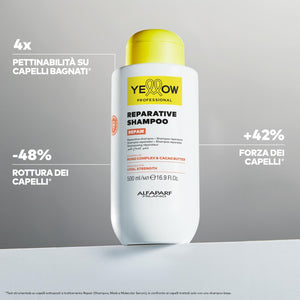 Yellow reparative shampoo