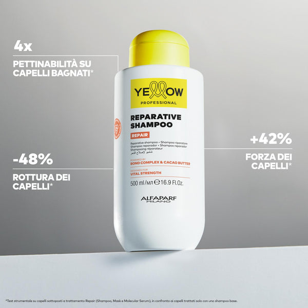 Yellow reparative shampoo