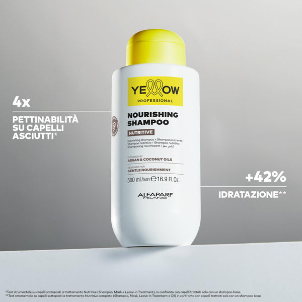 Yellow nourishing shampoo