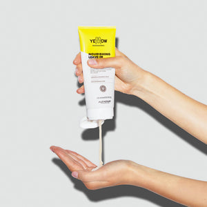 Yellow nourishing leave in treatment