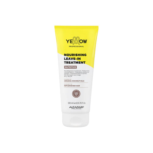 Yellow nourishing leave in treatment