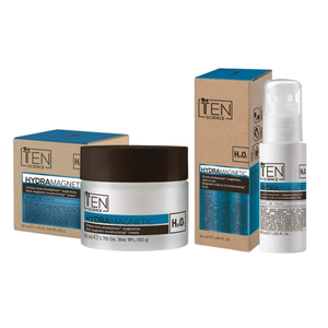 Ten Science - Kit Hydra Magnetic Crema ricca idratante 50 ml e Fluido 50 ml