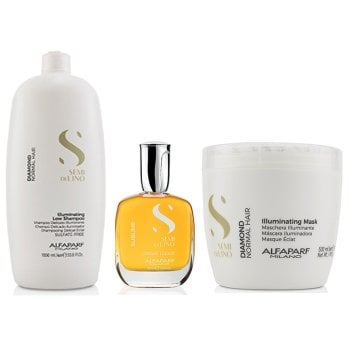 KIT ALFAPARF - ALFAPARF SEMI DI LINO DIAMOND (SHAMPOO 1000 ML-MASK 500 ML-OLIO 50 ML)