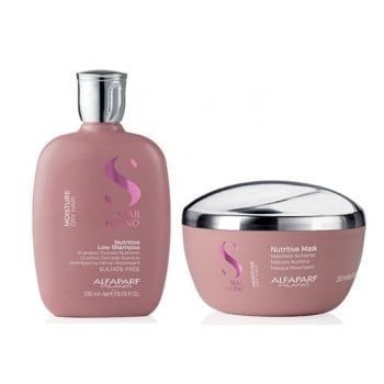 KIT ALFAPARF - SEMI DI LINO MOISTURE SHAMPOO 250 ML E MASCHERA 200 ML
