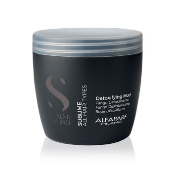 ALFAPARF SEMI DI LINO SUBLIME DETOXIFYING MUD 500 ml - Fango detossinante. Elimina le impurità dei capelli e del cuoio capelluto