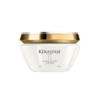 KERASTASE ELIXIR ULTIME LE MASQUE 200 ml - Maschera nutriente infusa con olio di Marula per donare ai capelli spenti un'intensa luminosità