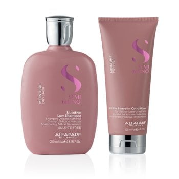 KIT ALFAPARF - SEMI DI LINO MOISTURE SHAMPOO 250 ML E LEAVE-IN CONDITIONER 200 ML