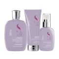 ALFAPARF - SEMI DI LINO SMOOTH CREAM KIT - SHAMPOO 250 ML -CONDITIONER 200 ML -SMOOTHING CREAM 125 ML