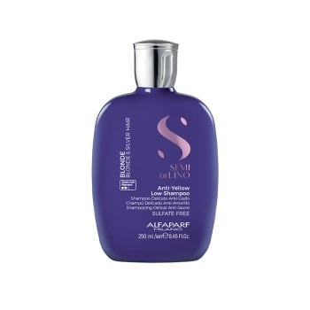 ALFAPARF SEMI DI LINO BLONDE ANTI-YELLOW LOW SHAMPOO 250 ml - Neutralizza gli indesiderati riflessi gialli