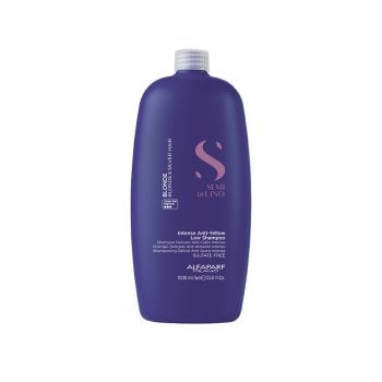 ALFAPARF SEMI DI LINO BLONDE ANTI-YELLOW LOW SHAMPOO 1000 ml - Neutralizza gli indesiderati riflessi gialli