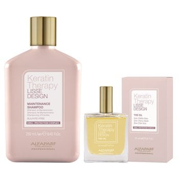 ALFAPARF KERATIN THERAPY LISSE MAINTENANCE SHAMPOO 250 ml E OIL 50 ml