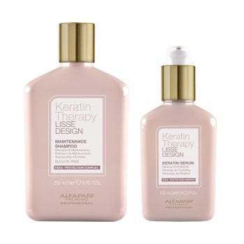 ALFAPARF KERATIN THERAPY LISSE MAINTENANCE SHAMPOO 250 ml E SERUM 125 ml