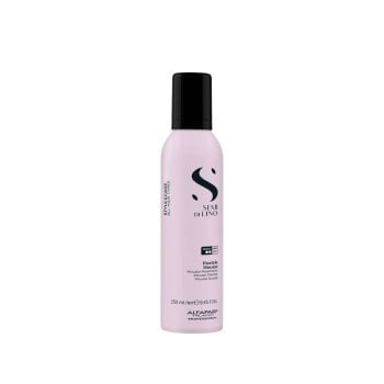 ALFAPARF SEMI DI LINO STYLE E CARE FLEXIBLE MOUSSE 250 ml / 8.45 Fl.Oz