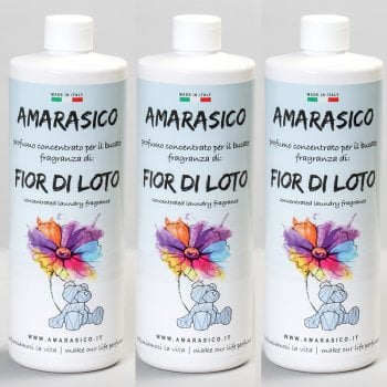 AMARASICO ESENCIA PARA LAVANDERÍA FIOR DI LOTO 500ml - MULTIPACK 3 PZ