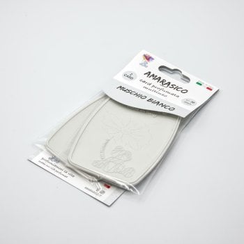 AMARASICO CARD PROFUMATA MUSCHIO BIANCO