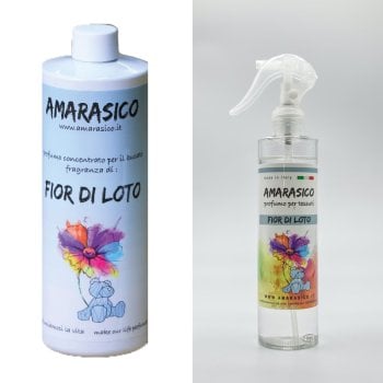 KIT FIORE DI LOTO ESSENZA 500 ML -SPRAY PER TESSUTI 250 ML