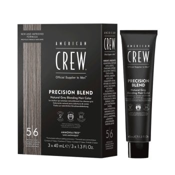 AMERICAN CREW PRECISION BLEND 5-6 MEDIUM ASH (CASTANO CHIARO) 3 x 40 ml / 1.35 Fl.Oz