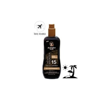 AUSTRALIAN GOLD INSTANT BRONZER SPF15 TRAVEL SIZE 100 ml / 3,38 Fl.Oz
