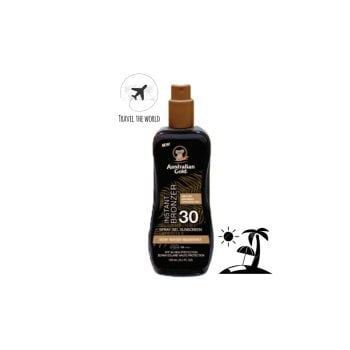 AUSTRALIAN GOLD INSTANT BRONZER SPF30 TRAVEL SIZE 100 ml / 3,38 Fl.Oz
