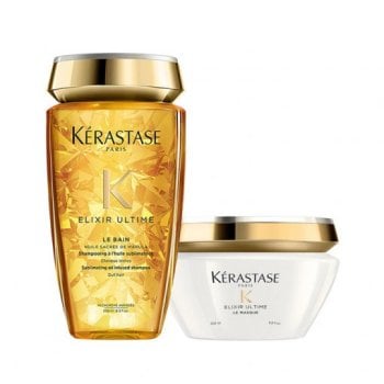 KERASTASE KIT KERASTASE - 24 CARATI - SHAMPOO ELIXIR 250 ML E MASQUE ELIXIR 200 ML