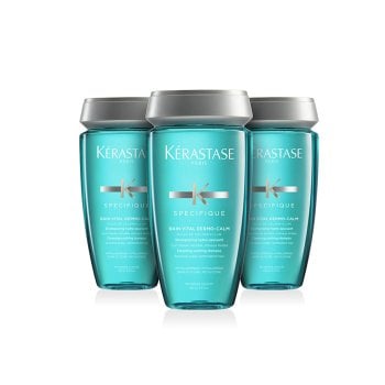KERASTASE BAIN VITAL DERMO CALM 250 ml / 8.45 Fl.Oz - MULTIPACK 3 PZ