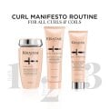 KERASTASE - CURL MANIFESTO WITH LOVE - BAIN HYDRATATION - FONDANT HYDRATATION - CRÈME DE JOUR FONDAMENTALE