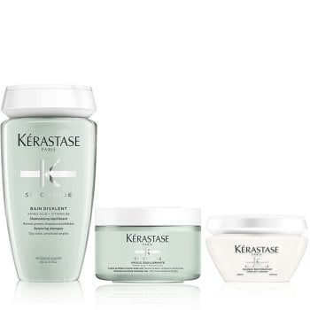 KERASTASE SPECIFIQUE BAIN DIVALENT - MASQUE REHYDRATANT - ARGILE EQUILIBRANTE
