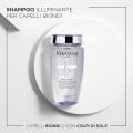 KERASTASE - BLOND ABSOLU COFANETTO - Bain Lumière 250ml + Maschera UltraViolet 200ml per Capelli Biondi Decolorati