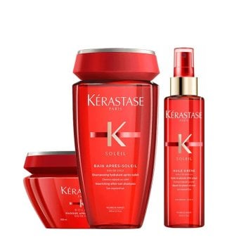 KERASTASE SOLEIL KIT SHAMPOO - MASQUE - HUILE
