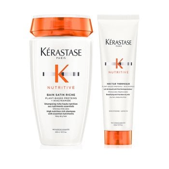 KERASTASE NUTRITIVE RITUEL - BAIN SATIN RICHE - NECTAR THERMIQUE