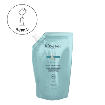 KERASTASE REFILL BAIN FORCE ARCHITECTE 500 ml / 16.90 Fl.Oz