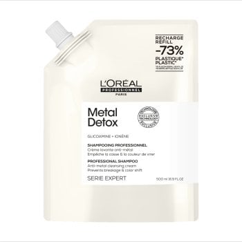 L'OREAL SERIE EXPERT METAL DETOX REFILL SHAMPOO 500 ml - Shampoo Chelante anti-metallo. Per tutti i tipi di capelli.