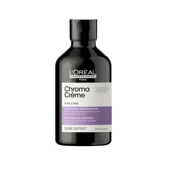 L'OREAL SERIE EXPERT CHROMA CREME SHAMPOO PURPLE DYES 300 ml - Shampoo Viola per capelli da biondi a biondo platino