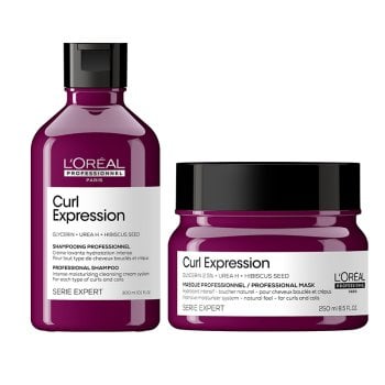 L'OREAL SERIE EXPERT CURL EXPRESSION KIT SHAMPOO-MASK - Per capelli mossi/ricci. Idratazione e nutrimento